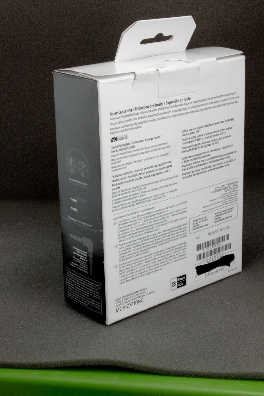 Sony MDRZX110NC On-Ear 95% Noise Cancelling Headphones S01-6683552-L - Picture 2 of 3